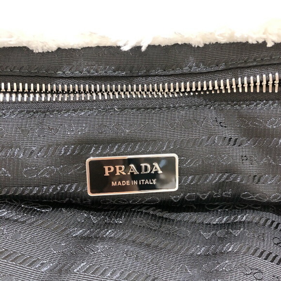 Prada Fur Tote Bag Black - Picture 12 of 16
